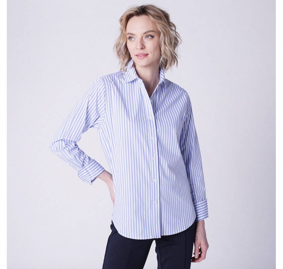 Clothing & Shoes - Tops - Shirts & Blouses - Guillaume Stretch Cotton ...