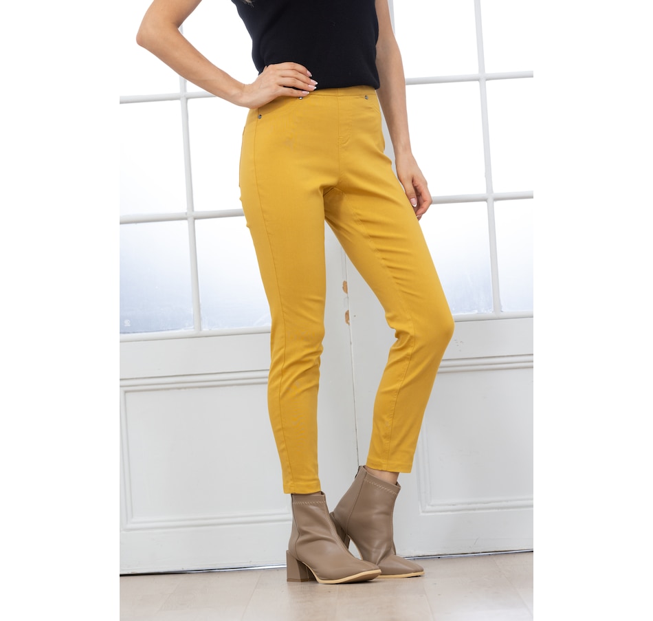 Orange Fashion Village Pull On Tapered Pant