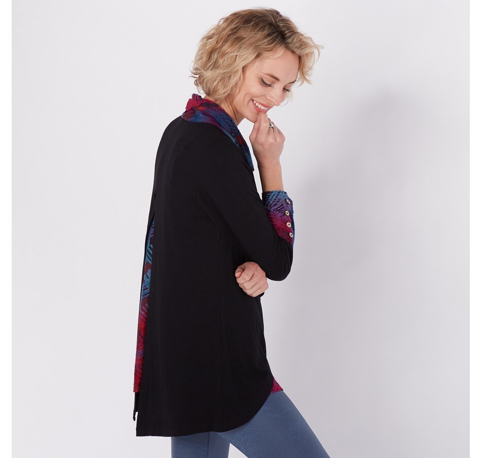 Image 227270_ALTMORE1.jpg, Product 227-270 / Price $34.33, Red Coral Split Back Button Detail Top from Red Coral Fashions on TSC.ca's Fashion department