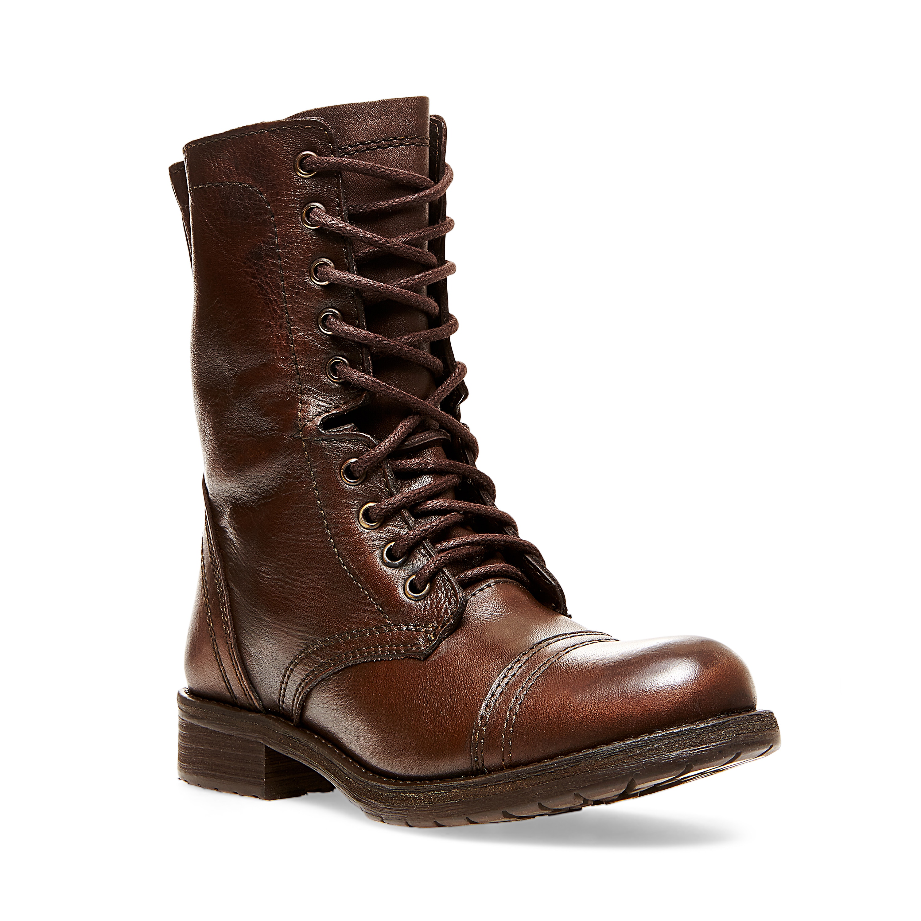 Steve madden clearance brown troopa boots