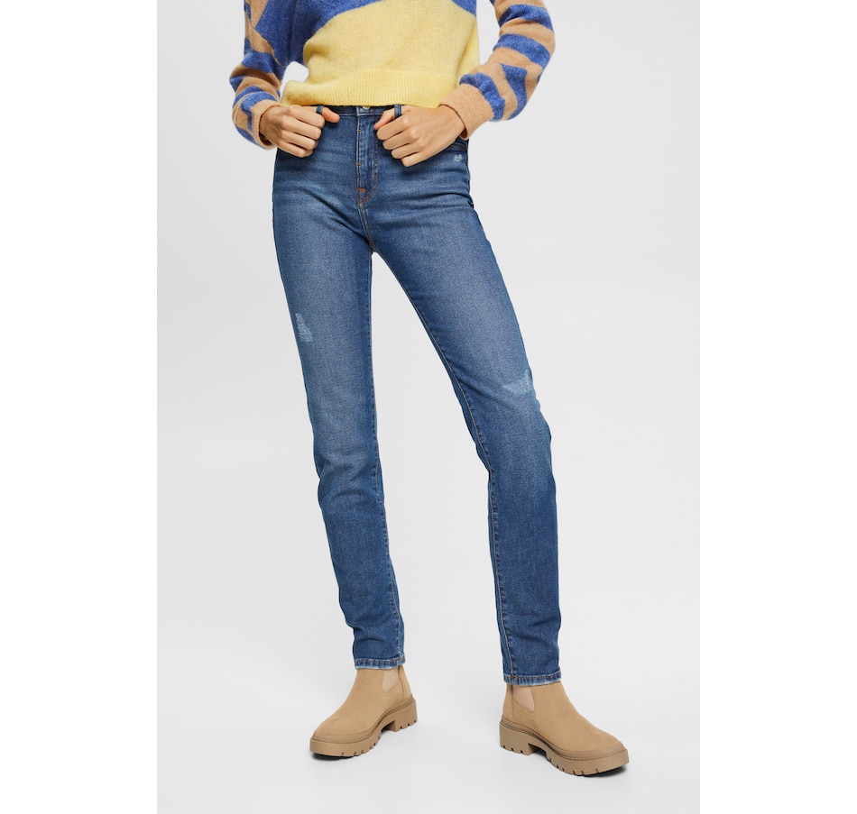 Image 227369_BEWH.jpg, Product 227-369 / Price $24.33, Esprit Distressed Slim Jean from Esprit on TSC.ca's Fashion department