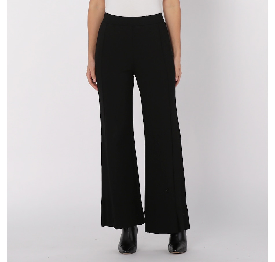 Clothing & Shoes - Bottoms - Pants - Wynne Layers Double Knit Jersey Soft  Flare Seamed Pant - Online Shopping for Canadians