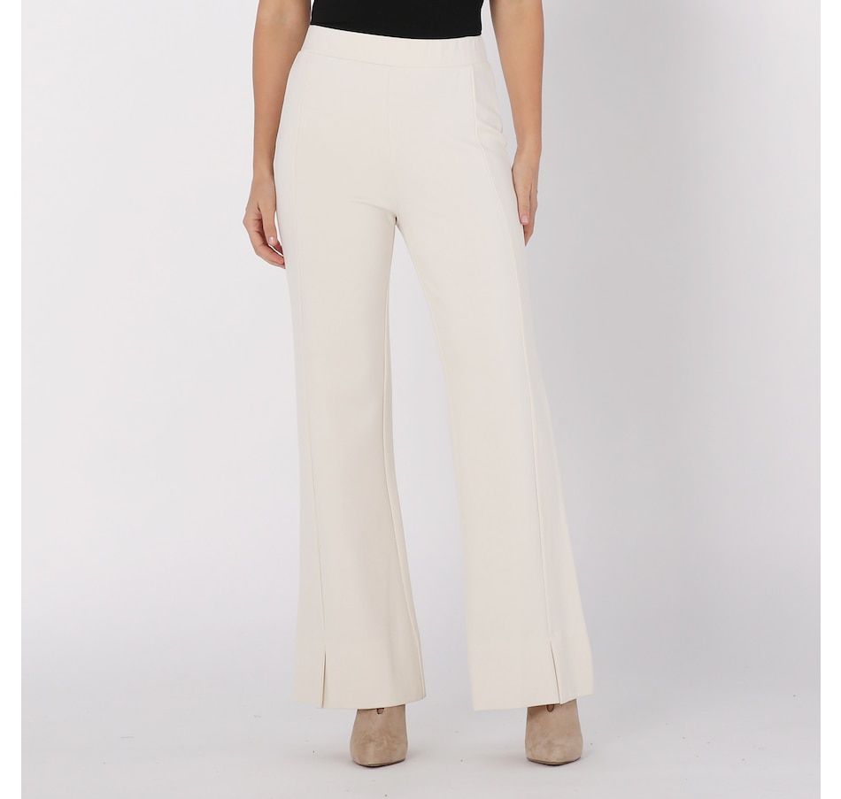 Clothing & Shoes - Bottoms - Pants - Wynne Layers Double Knit Jersey Soft  Flare Seamed Pant - Online Shopping for Canadians