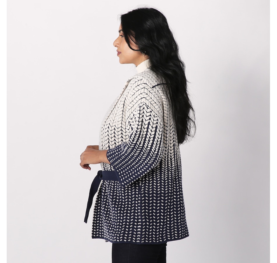 Image 227417_ALTMORE1.jpg, Product 227-417 / Price $44.33, WynneLayers Ombre Patterned Sweater Knit Jacket from Wynnelayers on TSC.ca's Fashion department