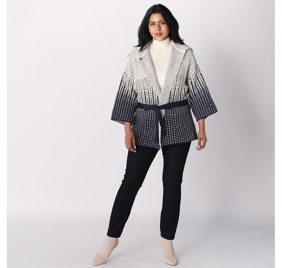 Image 227417_ALTMORE3.jpg, Product 227-417 / Price $44.33, WynneLayers Ombre Patterned Sweater Knit Jacket from Wynnelayers on TSC.ca's Fashion department