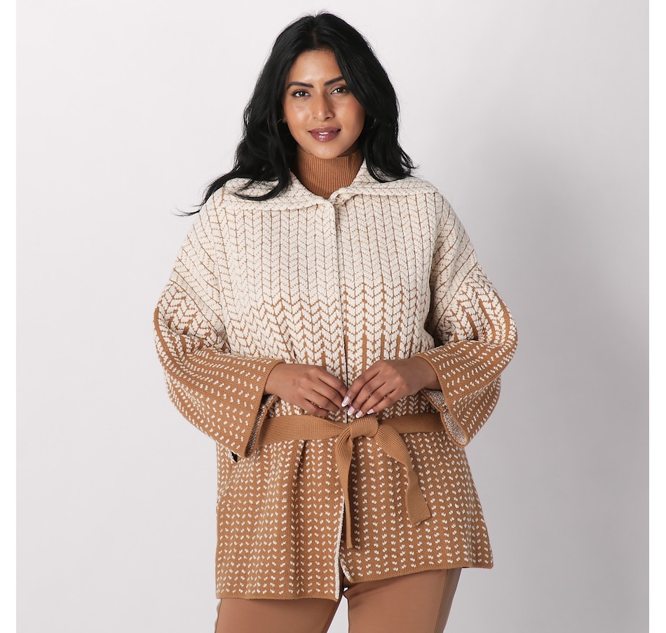 Image 227417_ALTMORE5.jpg, Product 227-417 / Price $44.33, WynneLayers Ombre Patterned Sweater Knit Jacket from Wynnelayers on TSC.ca's Fashion department