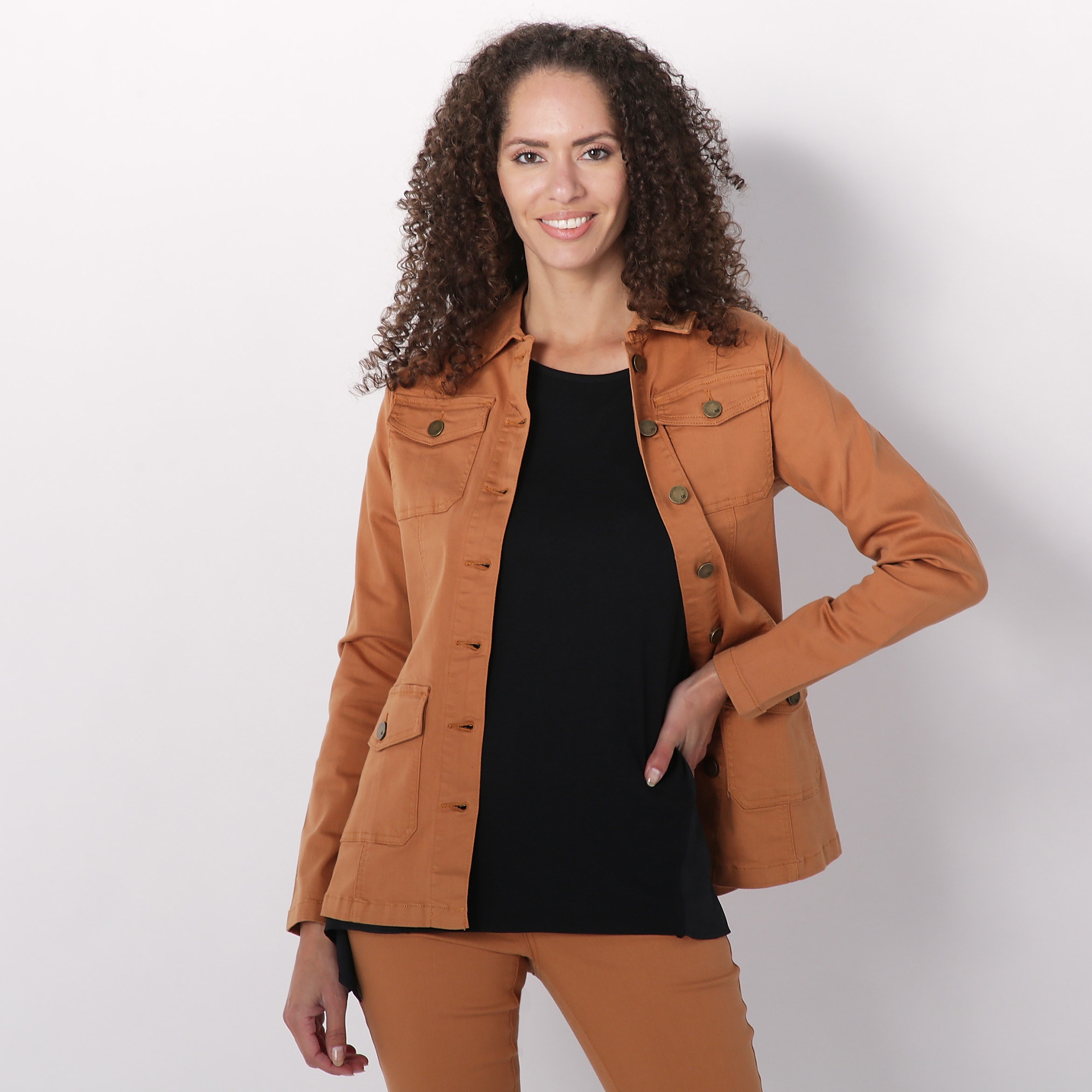 Diane Gilman Infinity Stretch Denim Jacket