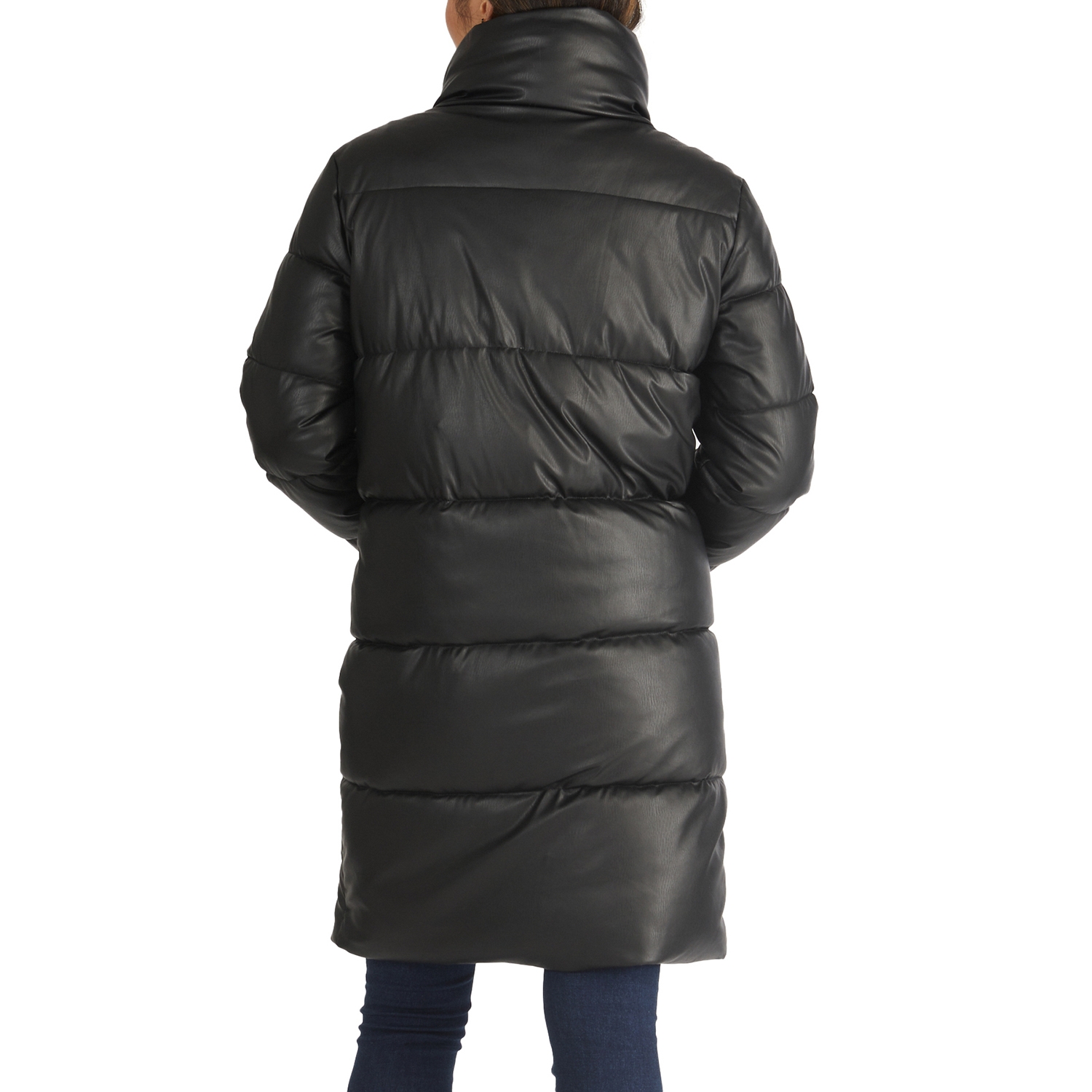 NVLT Vegan Polyurethane Long Puffer - TSC.ca