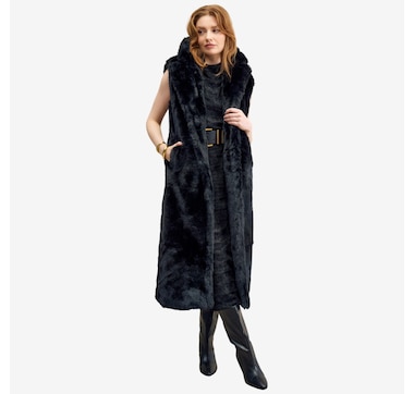 Hilary MacMillan Faux Fur Vest