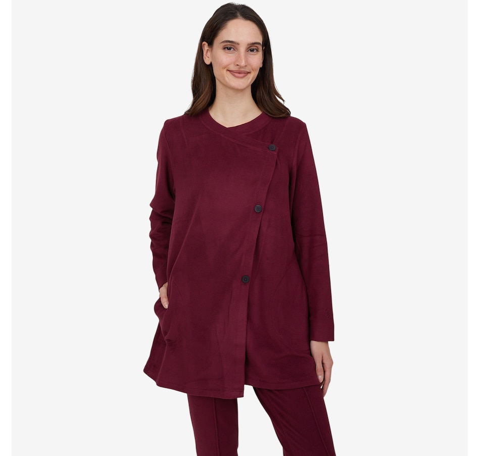 Image 227500_BD.jpg, Product 227-500 / Price $44.88, Cuddl Duds Fleecewear with Stretch Button Front Wrap from Cuddl Duds on TSC.ca's Fashion department