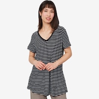 Orange Fashion Village Bamboo V-Neck T-Shirt