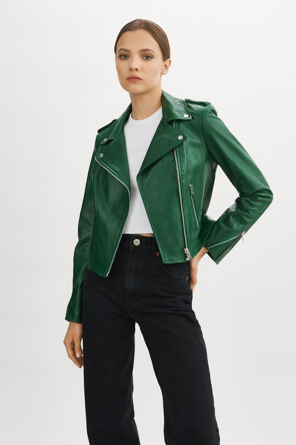 Lamarque holy hot sale leather jacket