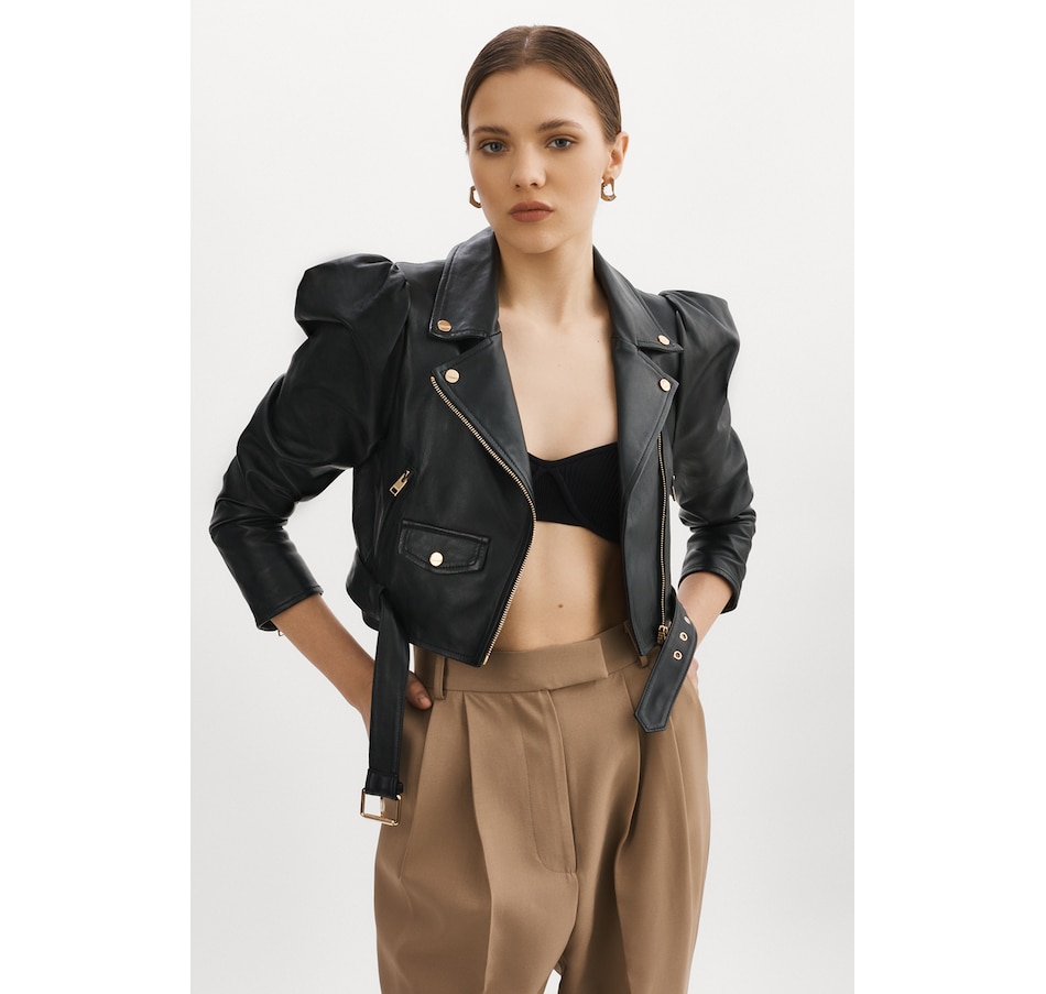Image 227550_BLK.jpg, Product 227-550 / Price $329.88, LAMARQUE Charnesa Leather Jacket from LAMARQUE on TSC.ca's Fashion department