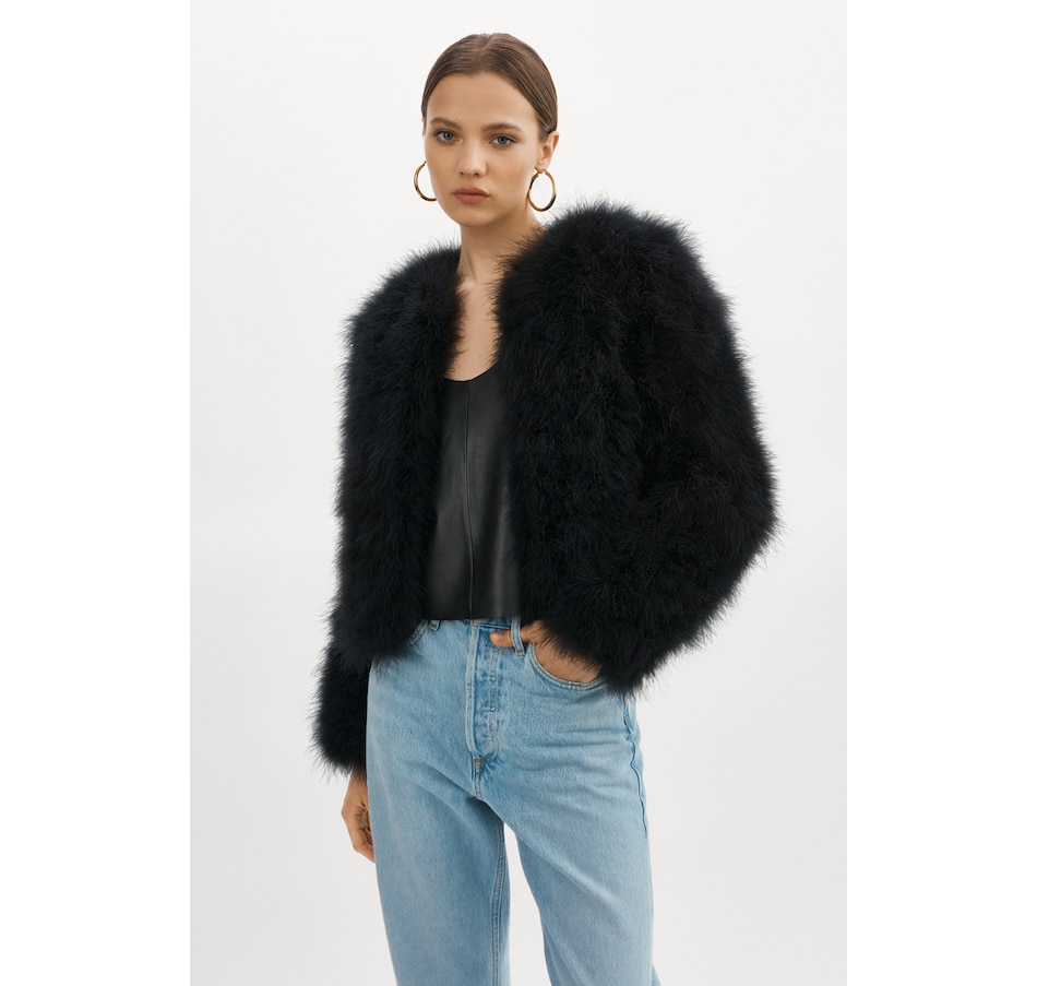 Image 227551_BLK.jpg, Product 227-551 / Price $149.88, LAMARQUE Deora Feather Jacket from LAMARQUE on TSC.ca's Fashion department