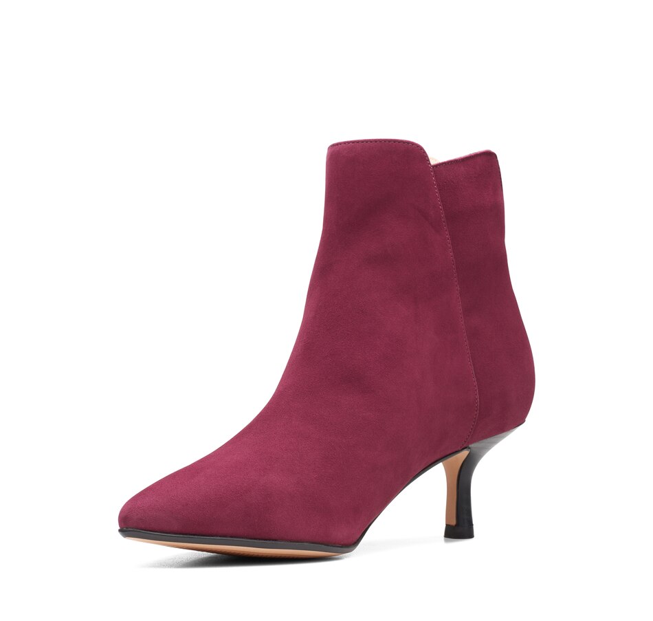 Clothing & Shoes - Shoes - Boots - Clarks Violet55 Zip Bootie - Online ...