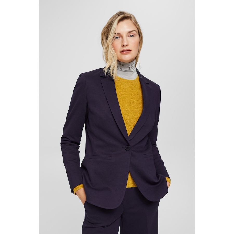 Image 227668_NVY.jpg, Product 227-668 / Price $29.33, Esprit Jersey Blazer from Esprit on TSC.ca's Fashion department