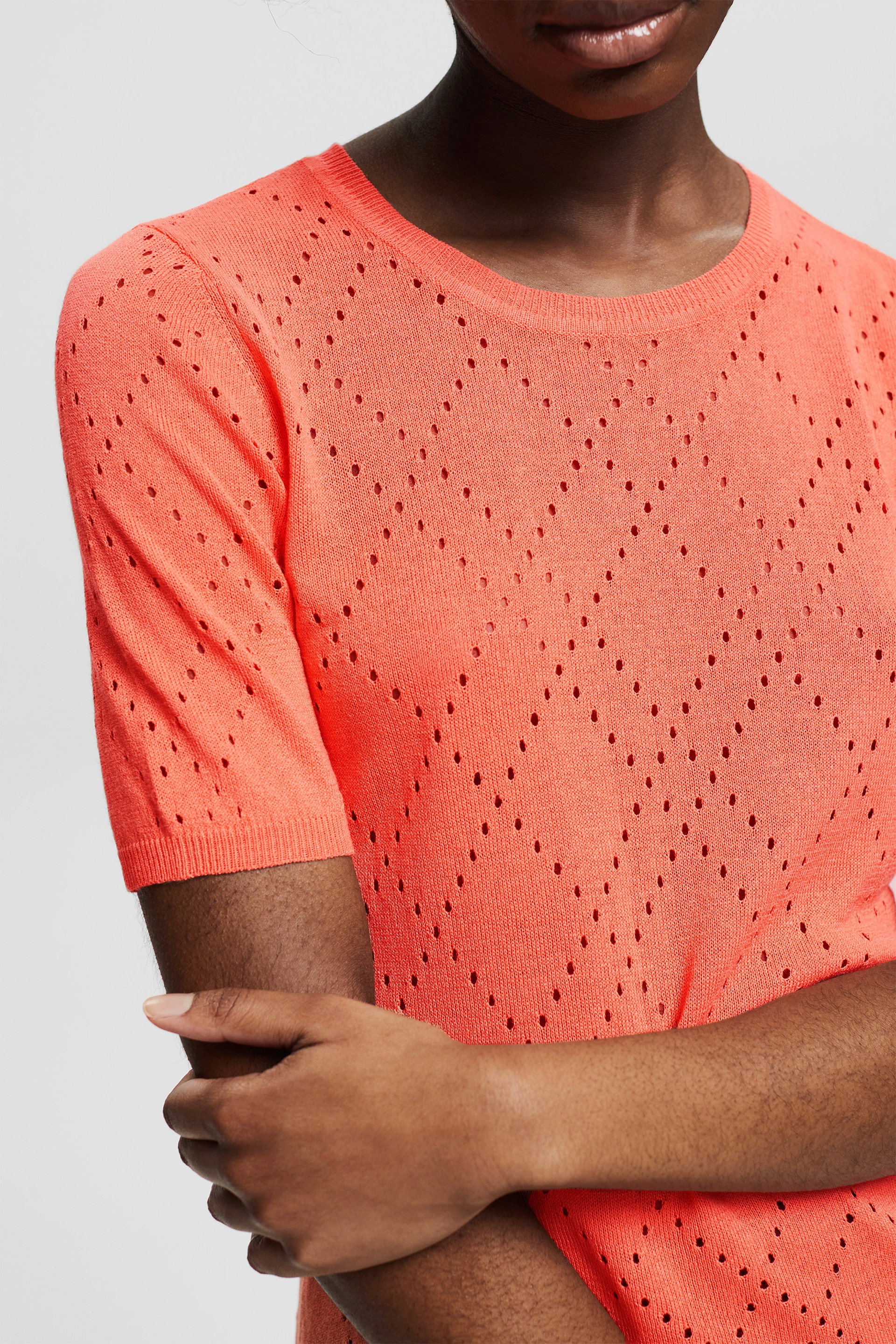 ESPRIT Damen Maternity T-Shirt Mit Streifen – Aus Bio-Baumwolle, Dehnbar & Nachhaltig