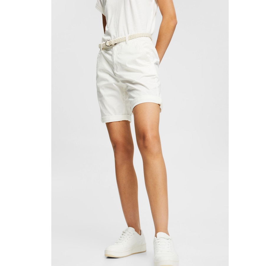 Clothing & Shoes - Bottoms - Shorts - Esprit Belted Chino Bermuda Short ...