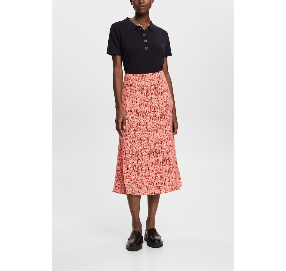 Clothing & Shoes - Bottoms - Skirts - Esprit Flower Print Midi Skirt ...