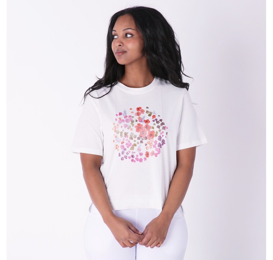 Image 227689_OWH.jpg, Product 227-689 / Price $14.33, Esprit Floral Print Short Sleeve Tee from Esprit on TSC.ca's Fashion department