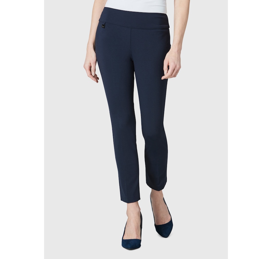 Image 227790_NVY.jpg, Product 227-790 / Price $14.33, Lisette Kathryn Pull On Straight Leg Ankle Pant from Lisette L Montreal on TSC.ca's Fashion department