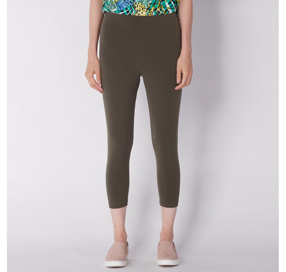 Clothing & Shoes - Bottoms - Leggings - Kim & Co Brazil Knit Capri Legging  - Online Shopping for Canadians