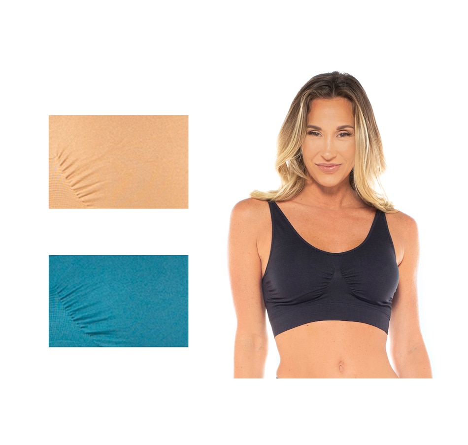 Rhonda Shear 3-Pack Ahh Bra with 1 Set Removable India