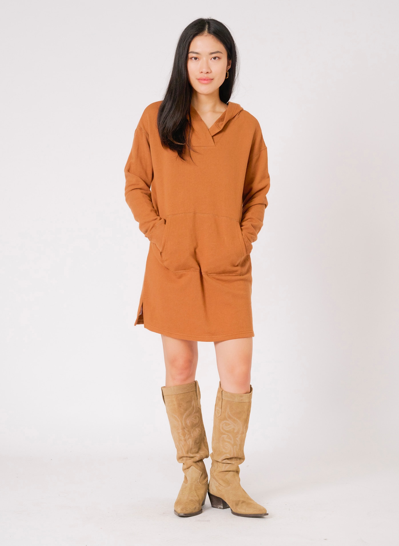 Hoodie tunic outlet dress