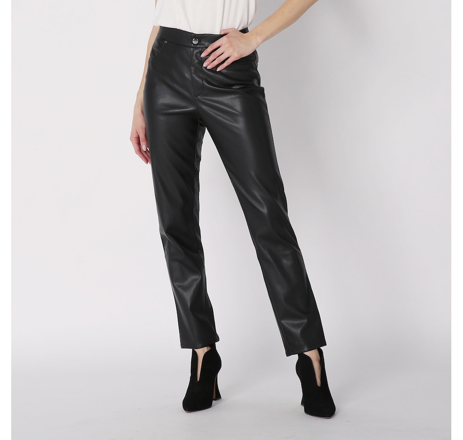 M&s faux leather trousers - Gem