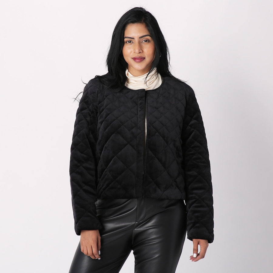 Image 227877_BLK.jpg, Product 227-877 / Price $44.33, WynneLayers Quilted Velour Jacket from Wynnelayers on TSC.ca's Fashion department