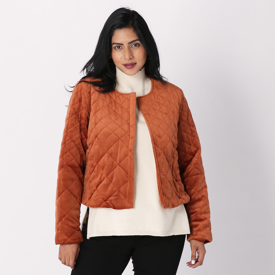 Image 227877_TOF.jpg, Product 227-877 / Price $44.33, WynneLayers Quilted Velour Jacket from Wynnelayers on TSC.ca's Fashion department
