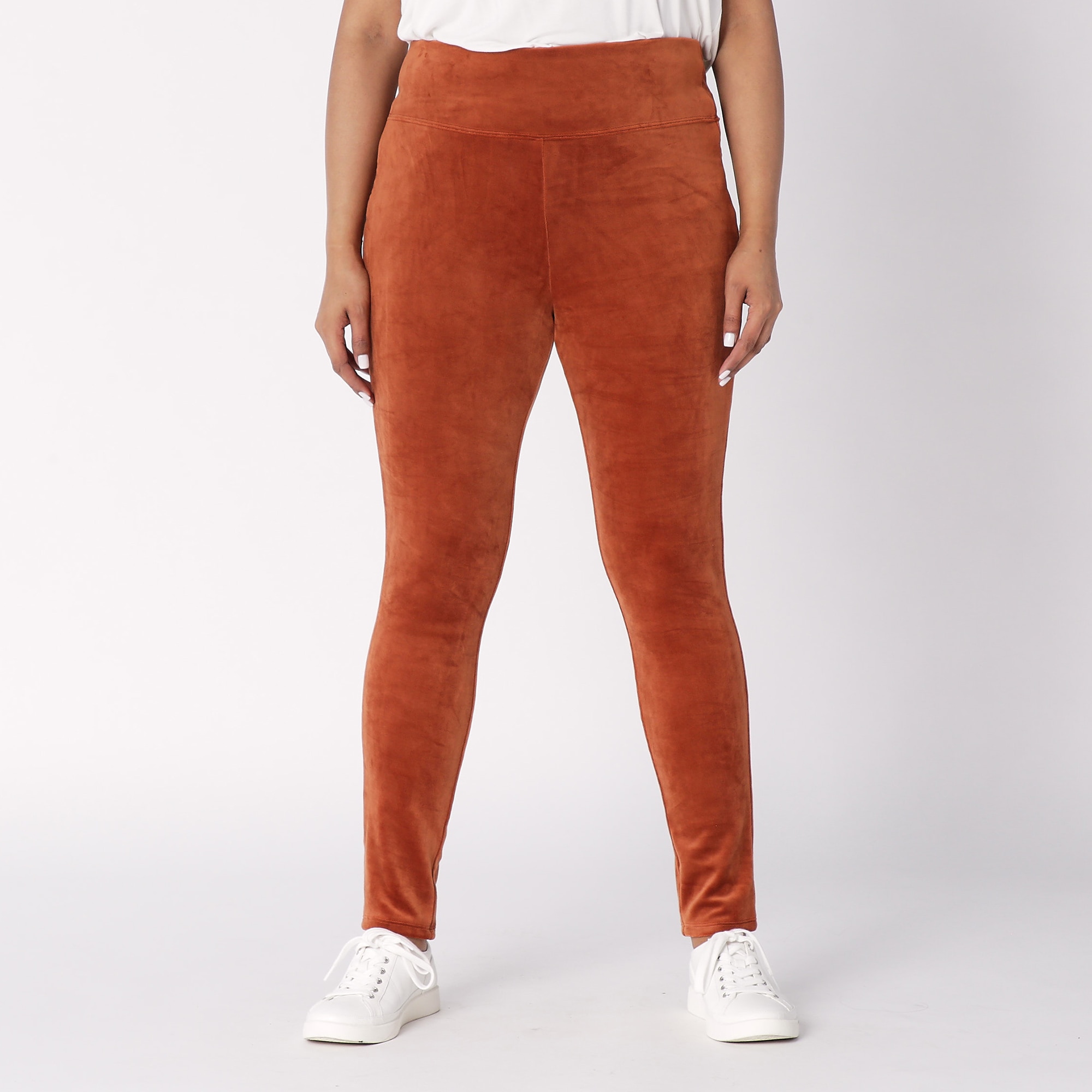 Brown 2025 velour leggings