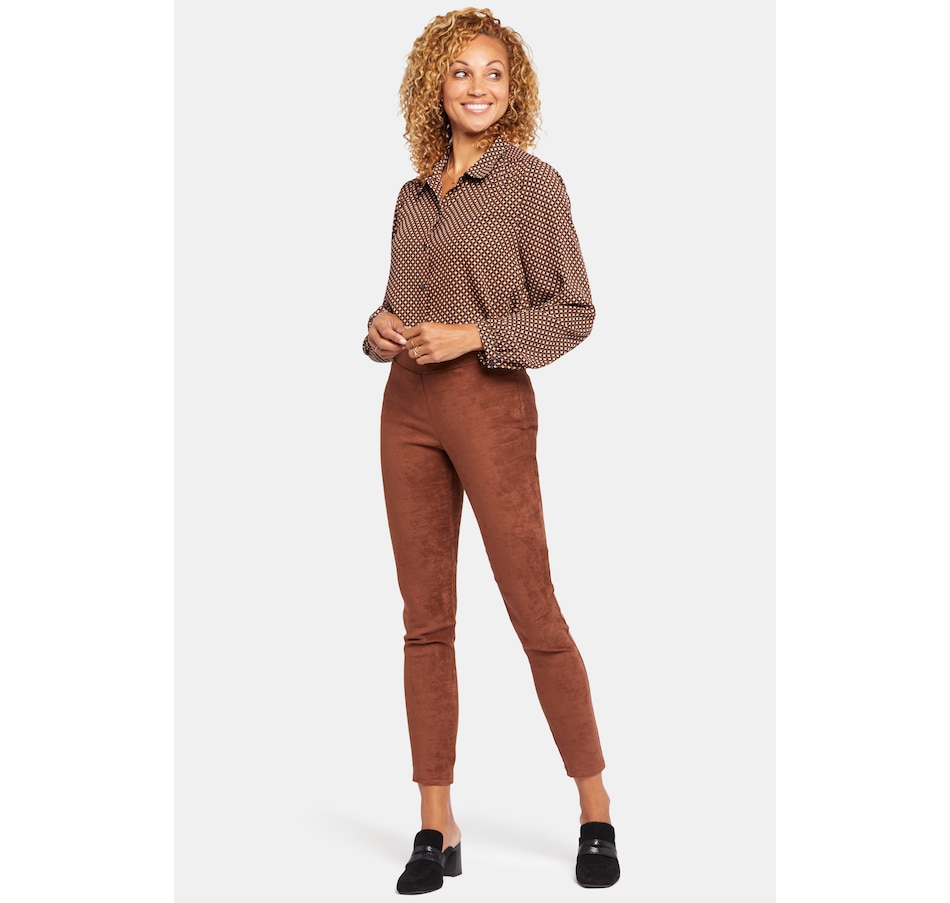 Clothing & Shoes - Bottoms - Leggings - NYDJ Stretch Faux Suede Legging -  Online Shopping for Canadians