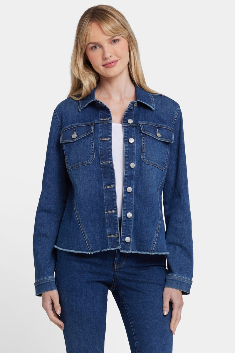 NYDJ Frayed Hem Denim Jacket - TSC.ca