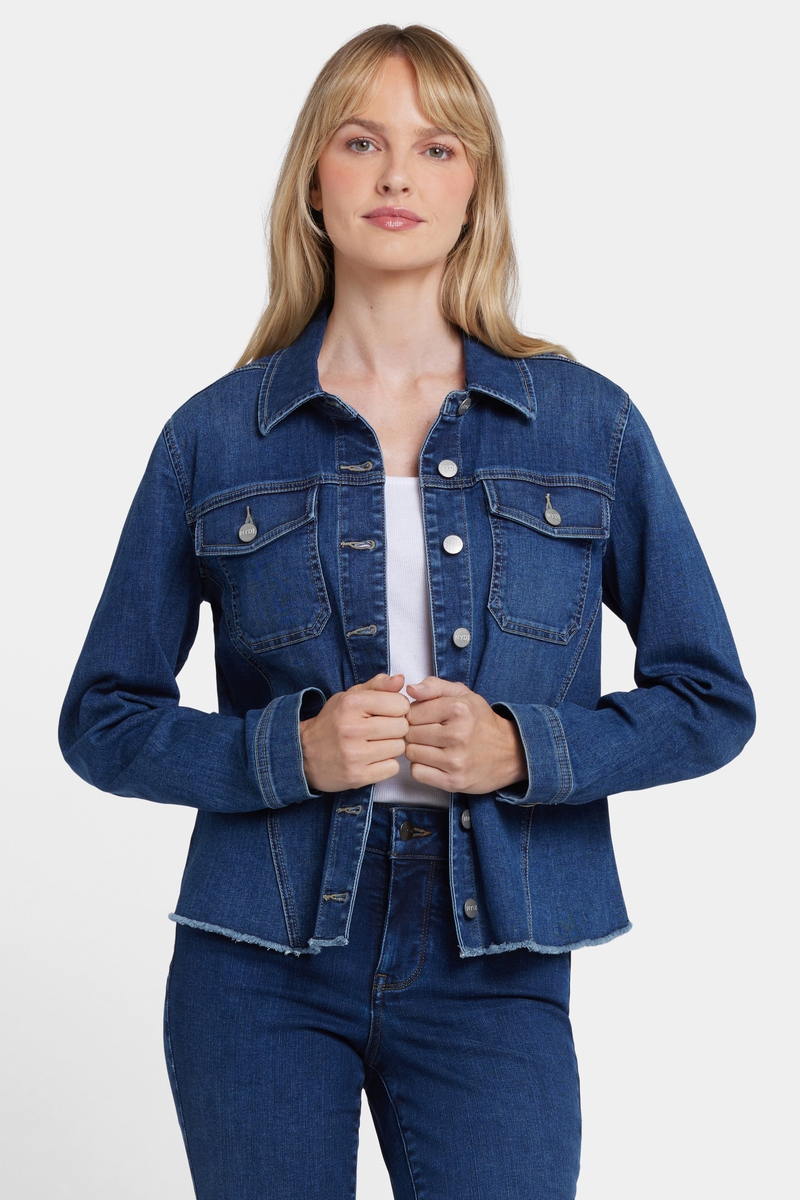NYDJ Frayed Hem Denim Jacket - TSC.ca