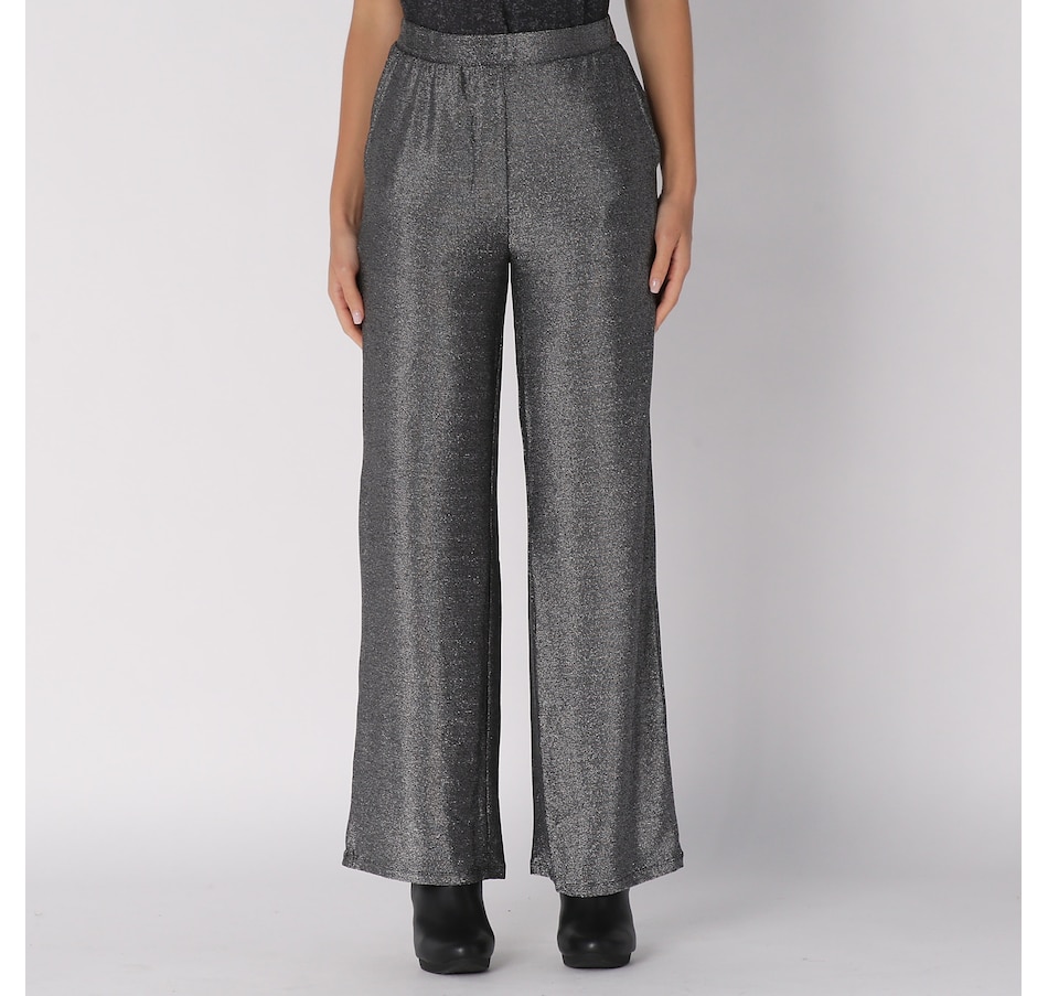 Nina Leonard Sparkle Knit Palazzo Wide Leg Pant - TSC.ca - Online ...