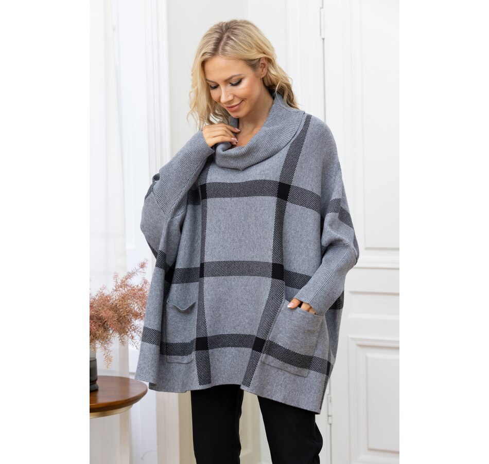 Image 227929_GYB.jpg, Product 227-929 / Price $24.33, Orange Fashion Village Cowlneck Sweater With Pockets from Orange Fashion Village on TSC.ca's Fashion department