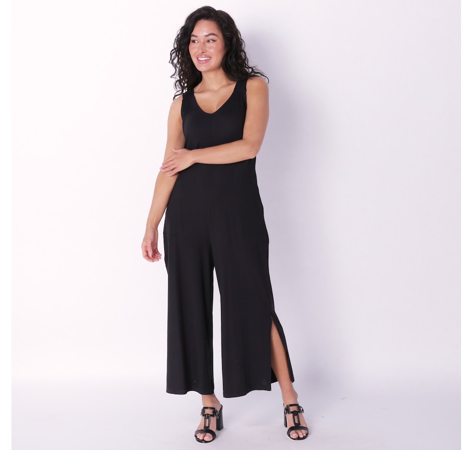 As Is Cuddl Duds Wide Leg Flexwear Jumpsuits