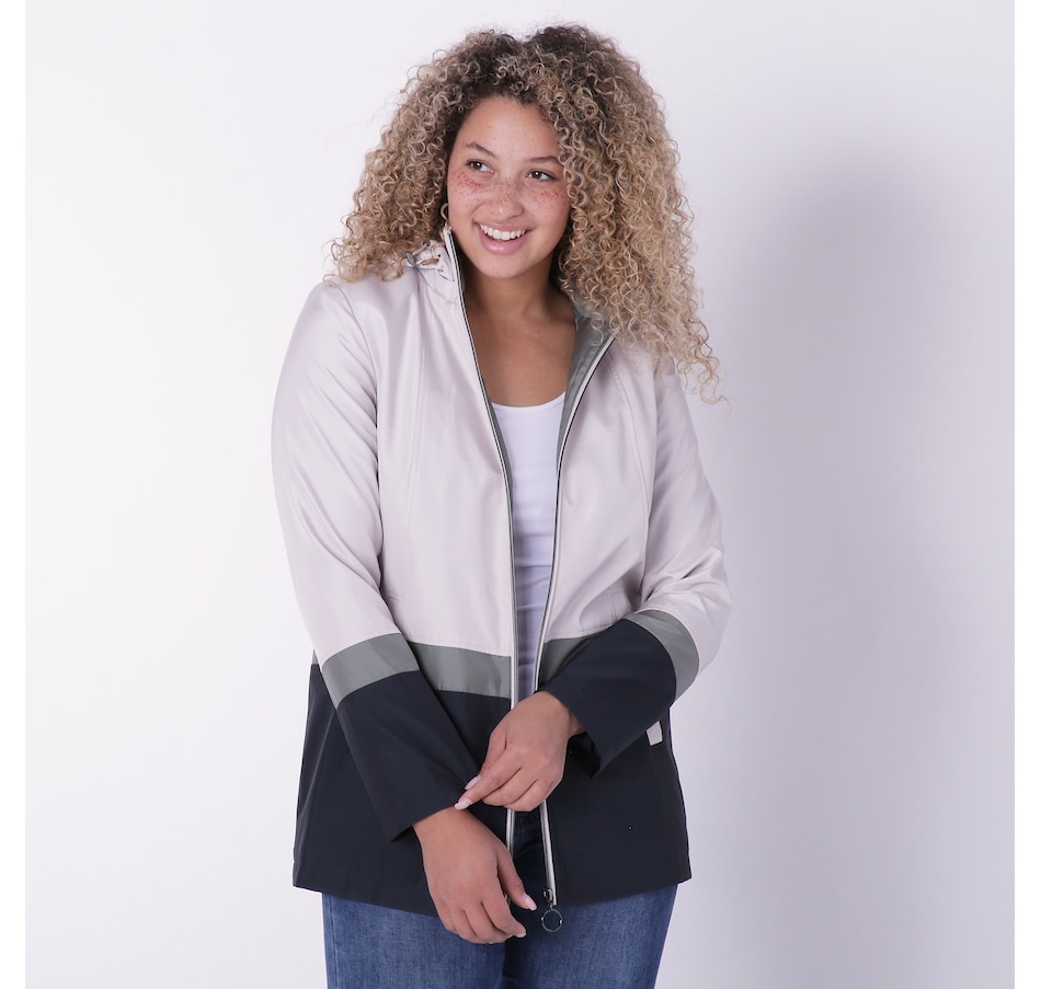 Image 227998_STOSE.jpg, Product 227-998 / Price $29.33, Fen Nelli Short Colour Block Rain Jacket from Fen Nelli on TSC.ca's Fashion department