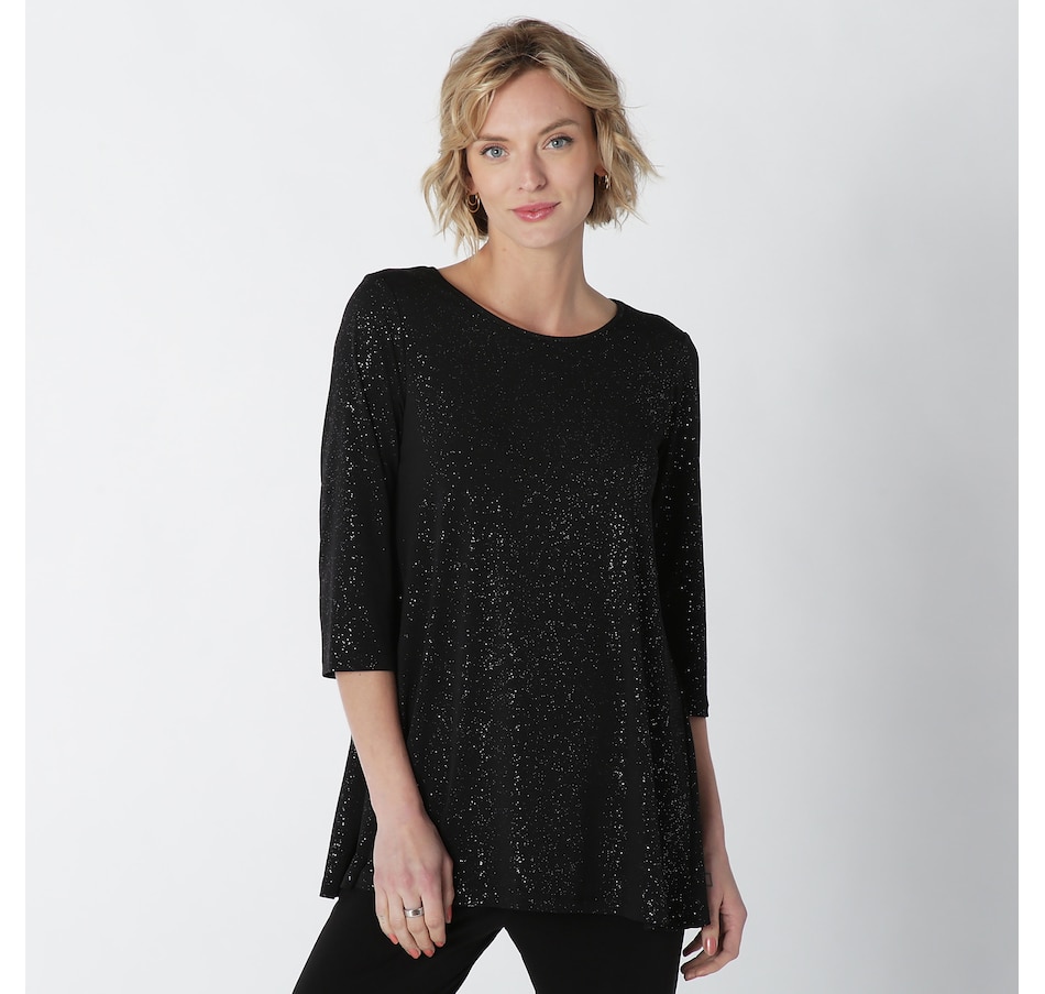 Clothing & Shoes - Tops - Shirts & Blouses - Kim & Co. Galaxy Foil ...