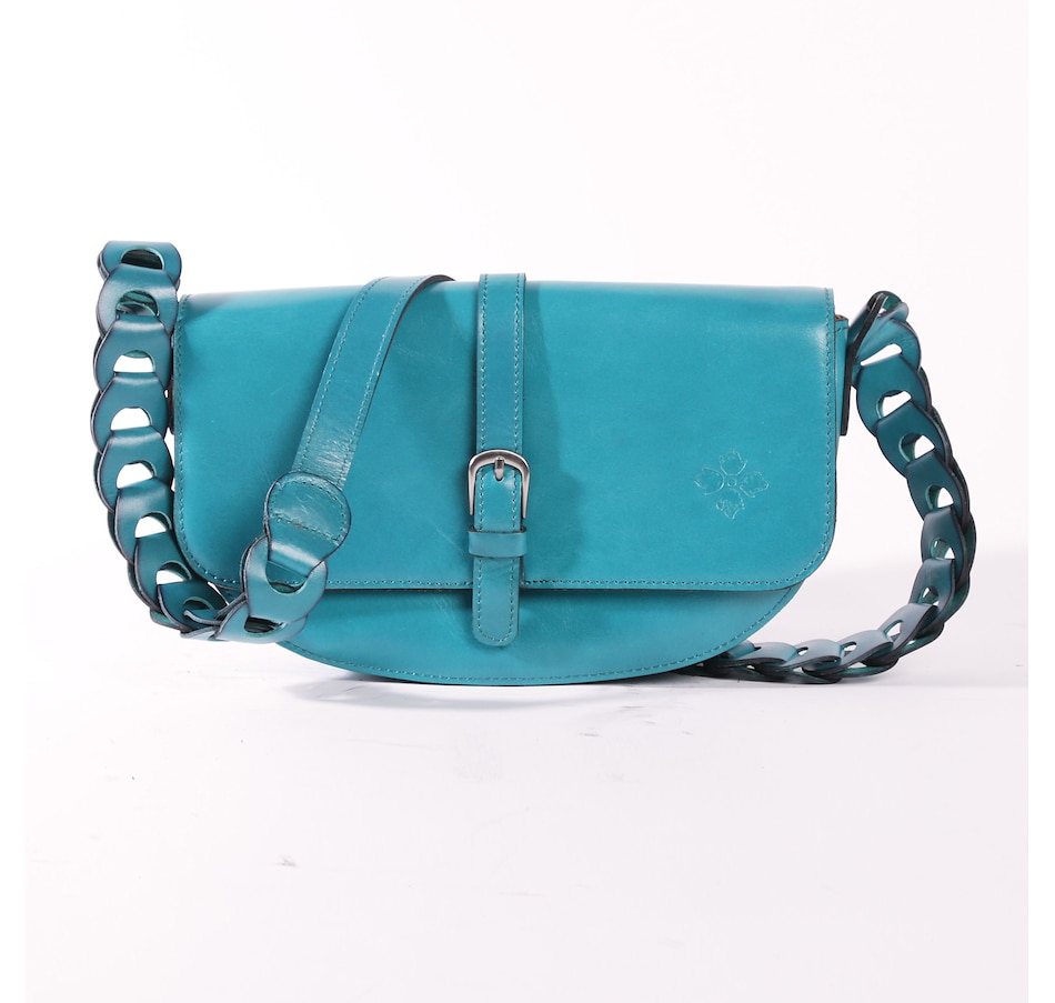 Patricia Nash Pisticci Chain Link Leather Shoulder Bag Patricia Nash  Leather Vilette Chainlink Shoulder Bag Red