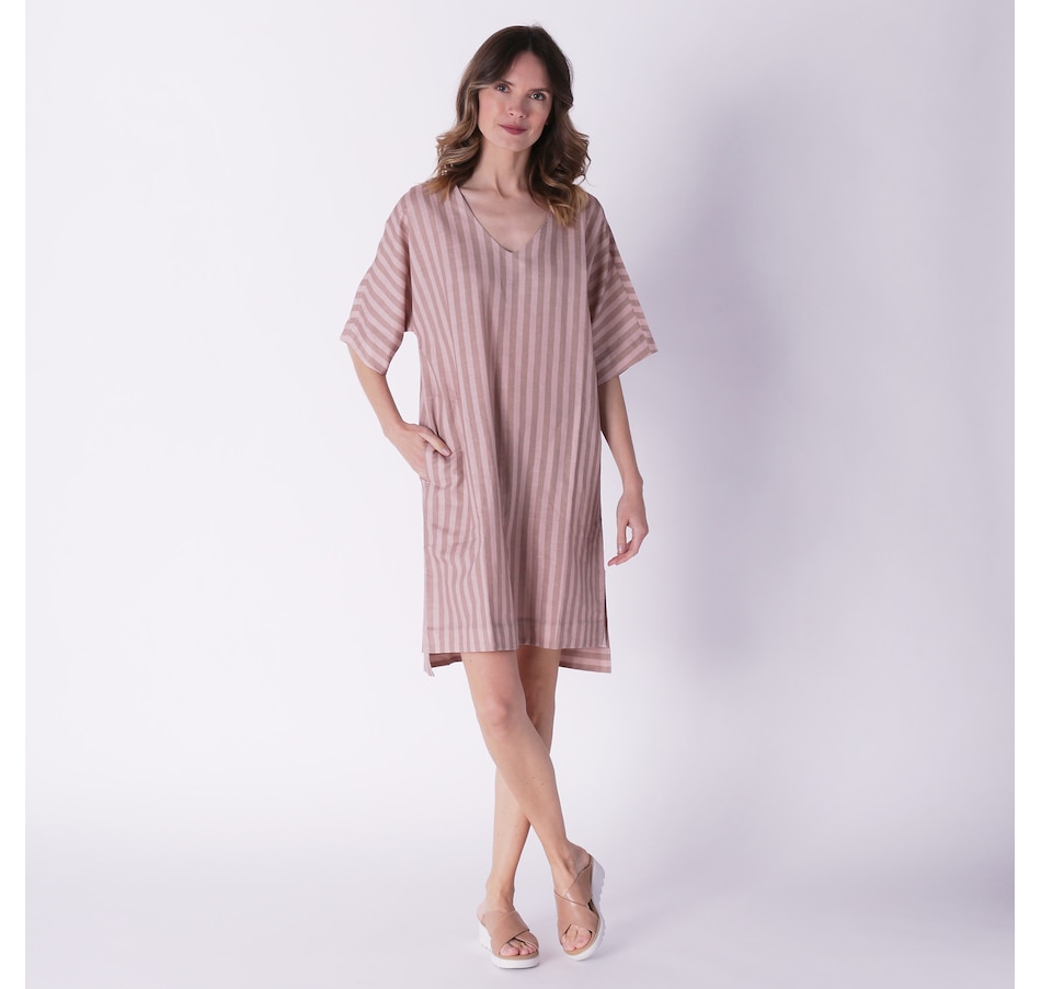 Image 228137_RSDT.jpg, Product 228-137 / Price $120.00, Latte Love Linen Dress  from LATTELOVE on TSC.ca's Clothing & Shoes department