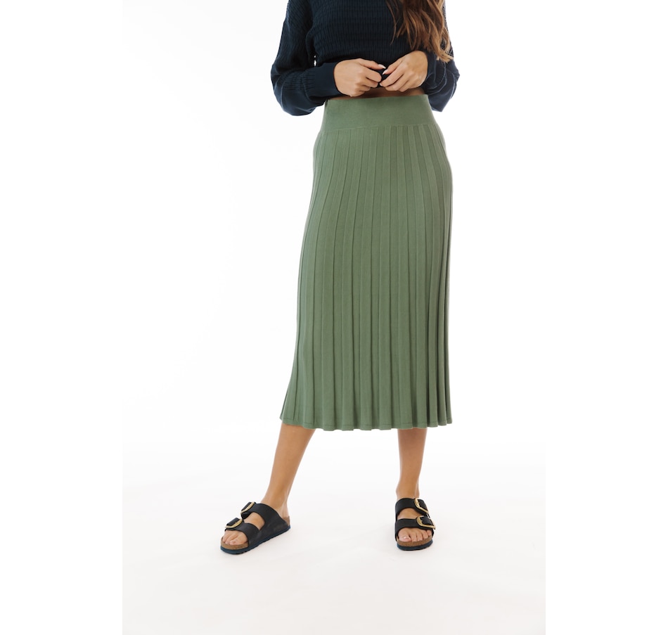 Image 228162_MSFRO.jpg, Product 228-162 / Price $99.88, Paper Label Kelly Wide Rib Skirt from Paper Label on TSC.ca's Fashion department