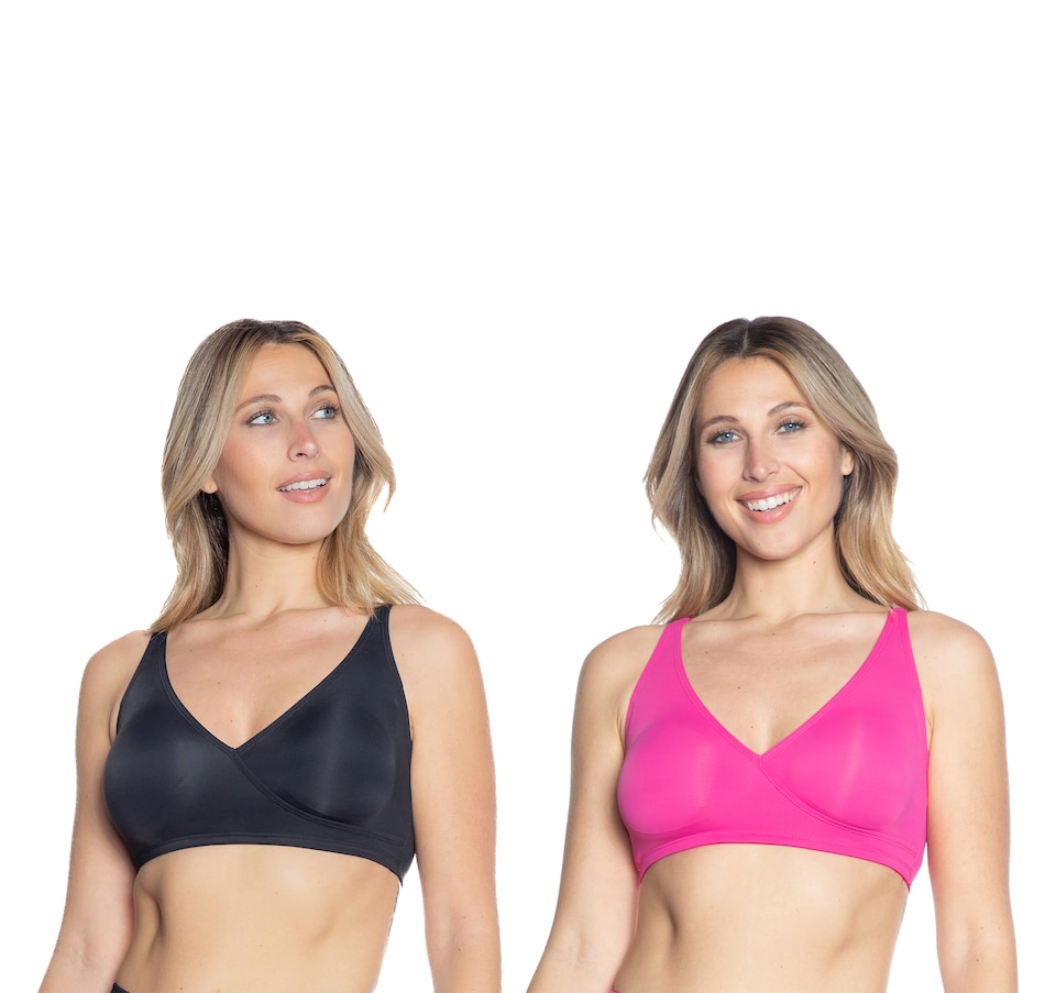 Clothing & Shoes - Socks & Underwear - Bras - Rhonda Shear 2-Pack  Butterknit Bra With Adjustable Straps And Removable Pads - Online Shopping  for Canadians