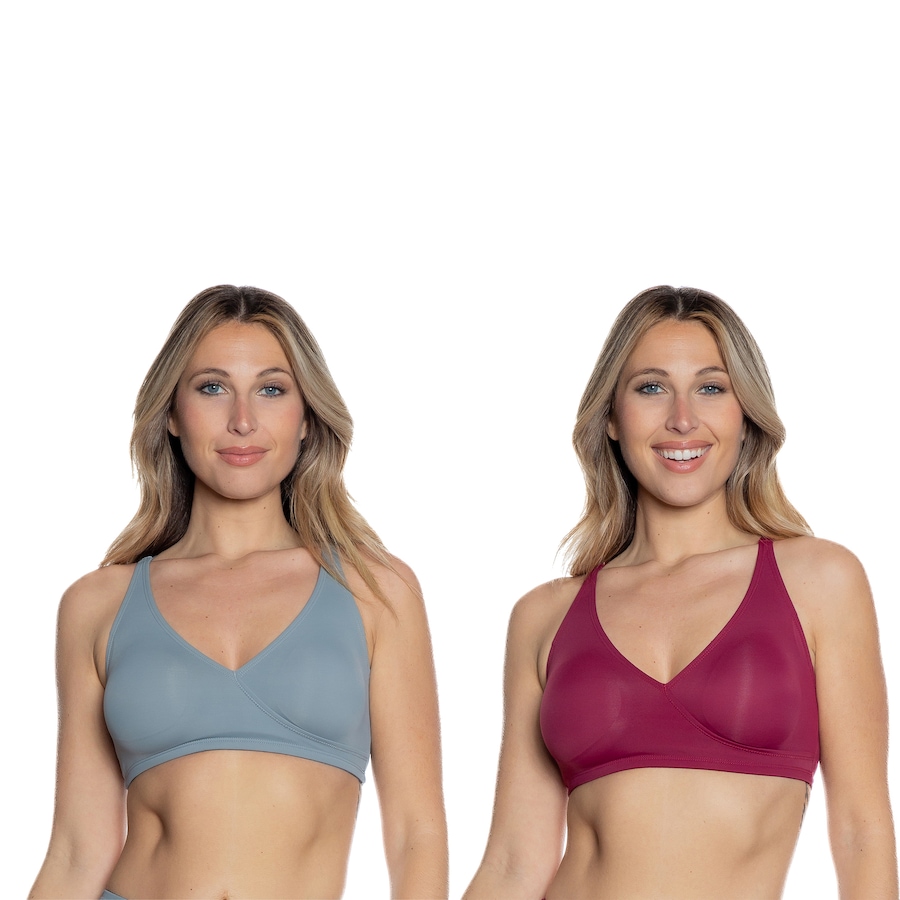 Image 228636_GRWIN.jpg, Product 228-636 / Price $24.33, Rhonda Shear 2-Pack Butterknit Bra With Adjustable Straps And Removable Pads from Rhonda Shear Shapewear on TSC.ca's Fashion department