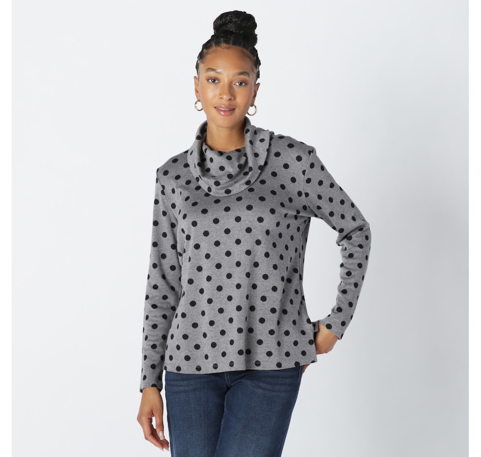 women polka dot shirts