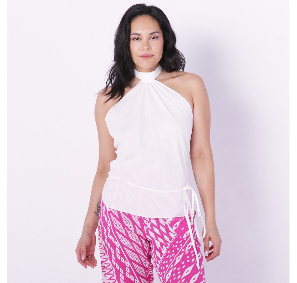 Image 228754_WHT.jpg, Product 228-754 / Price $39.33, N Natori Onsen Halter Top from N Natori on TSC.ca's Fashion department