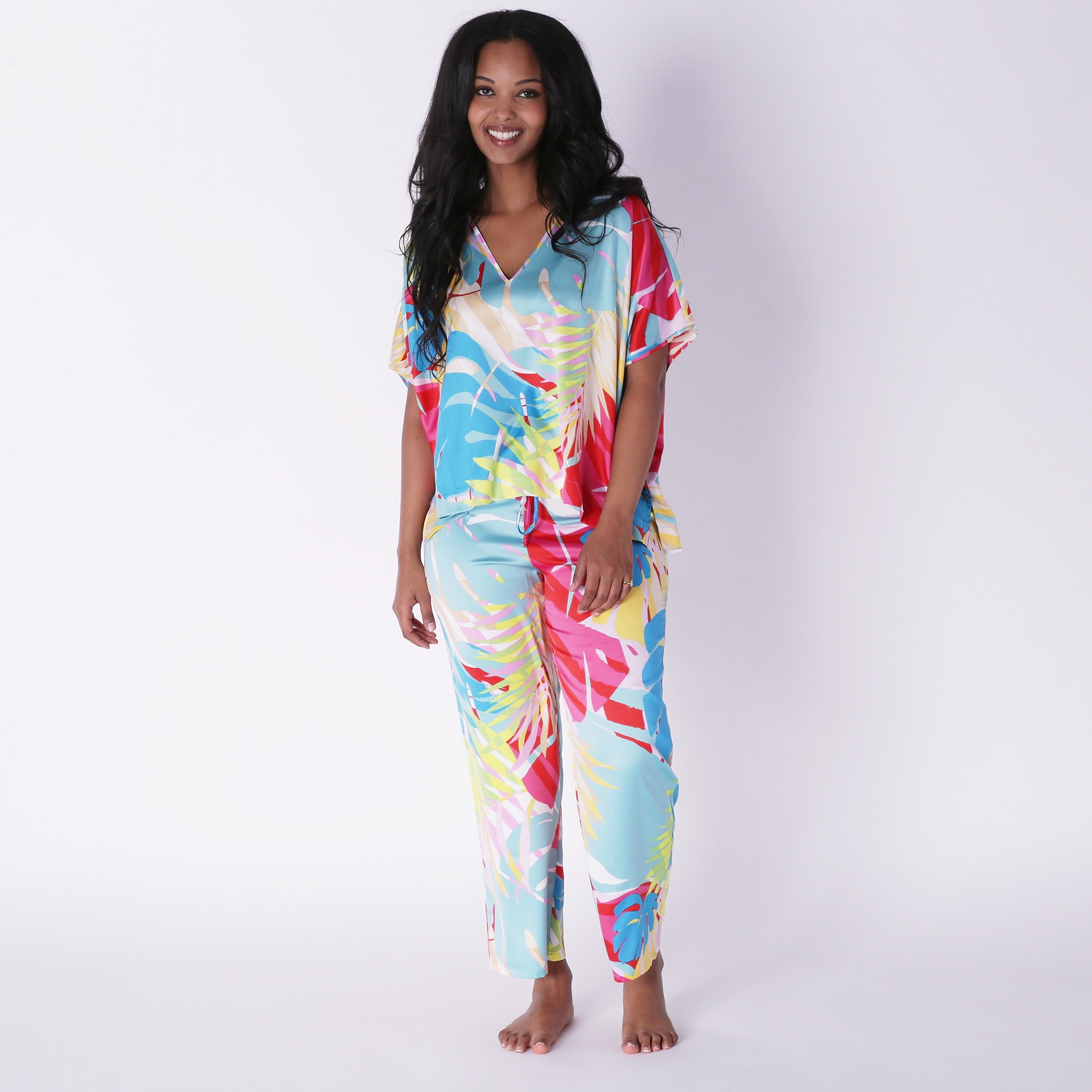 Clothing Shoes Pajamas Loungewear Pajama Sets Nightgowns N Natori Silky Satin Bora Bora PJ Set TSC Online Shopping for Canadians