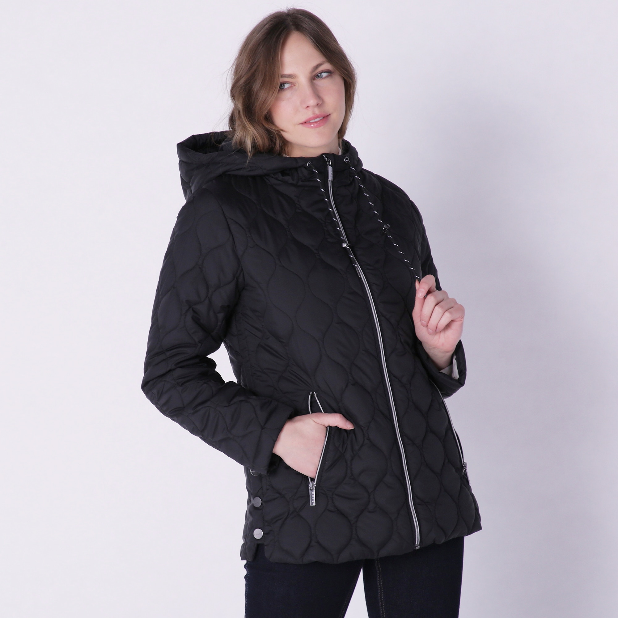 Nuage Hooded Onion Quilted Jacket