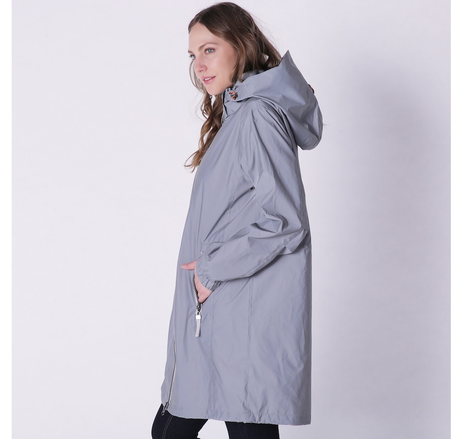 Clothing & Shoes - Jackets & Coats - Rain & Trench Coats - Nuage Hooded ...